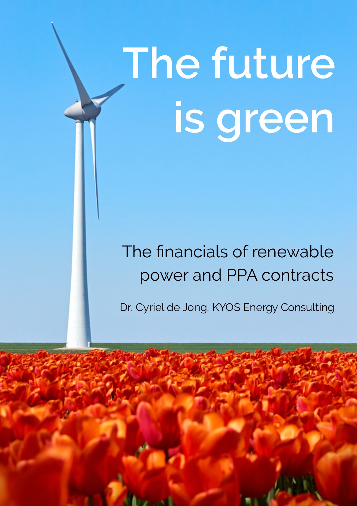 Omslag van The future is green