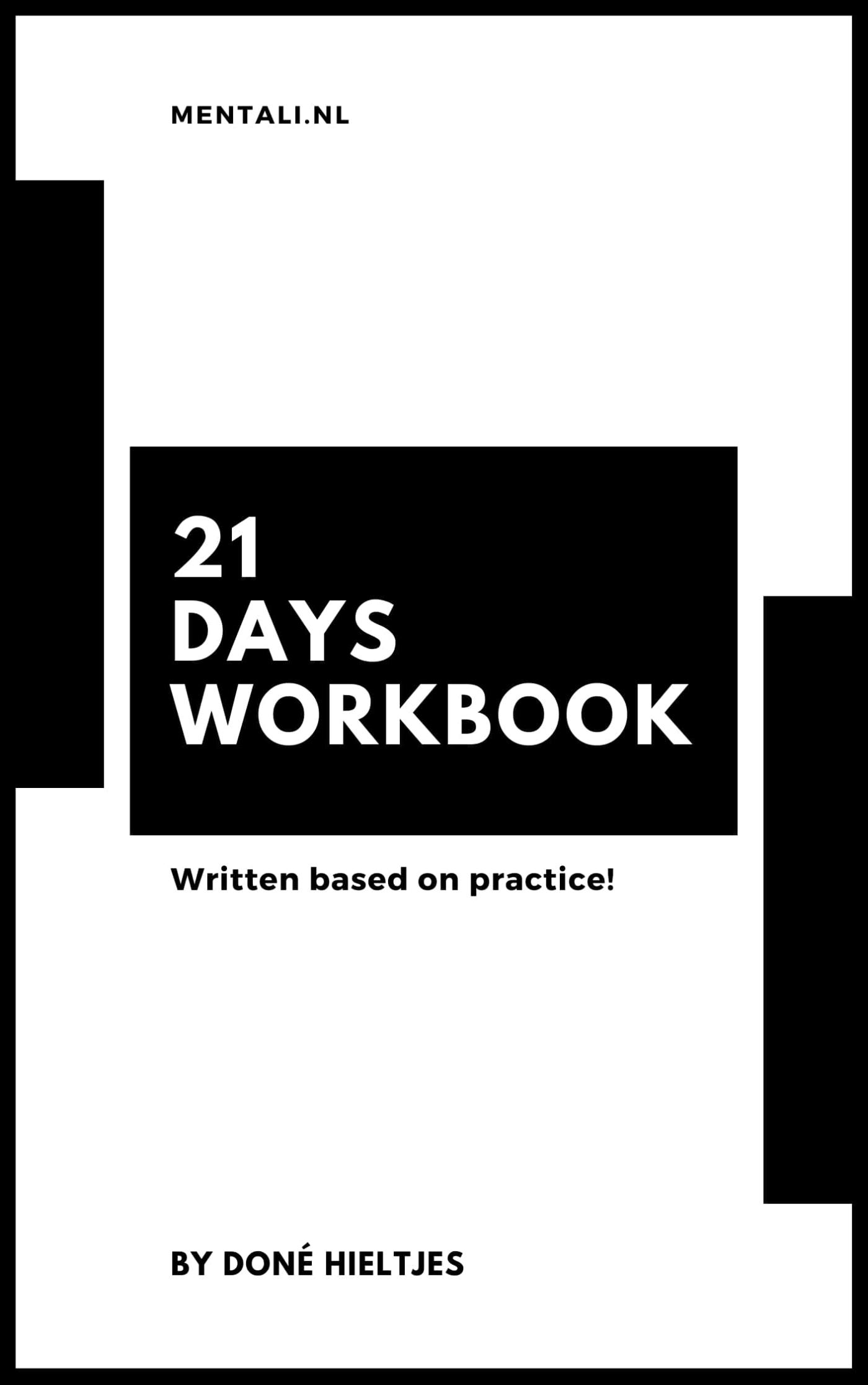 Omslag van Mentali - 21 Days Workbook