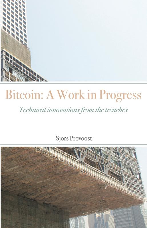 Omslag van Bitcoin: A Work in Progress