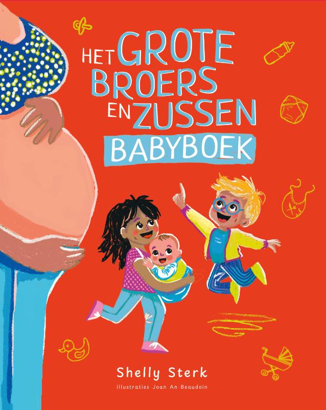 Omslag van Het grote broers en zussen babyboek