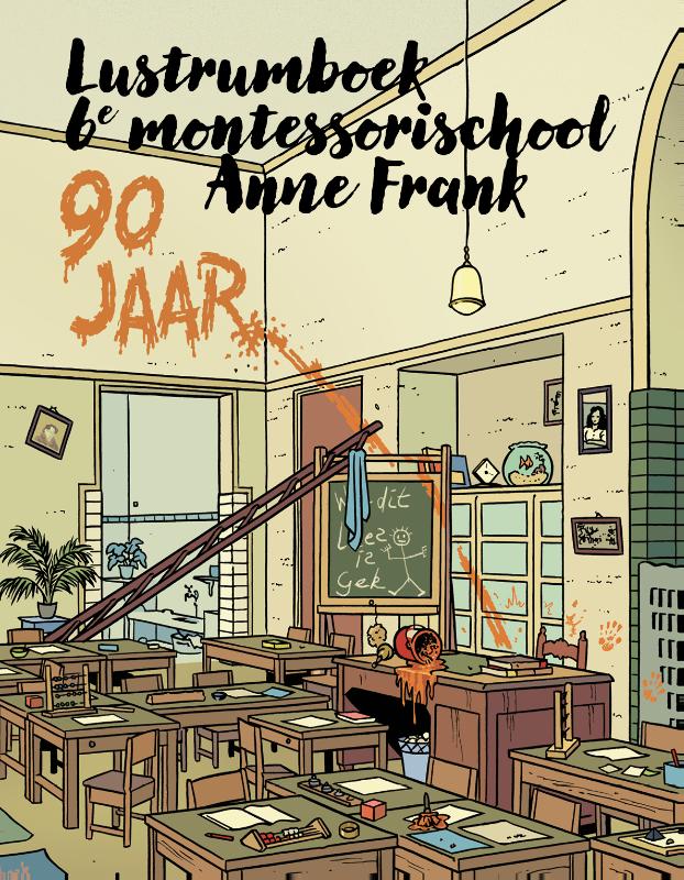 Omslag van Lustrumboek 90 jaar 6e montessorischool Anne Frank