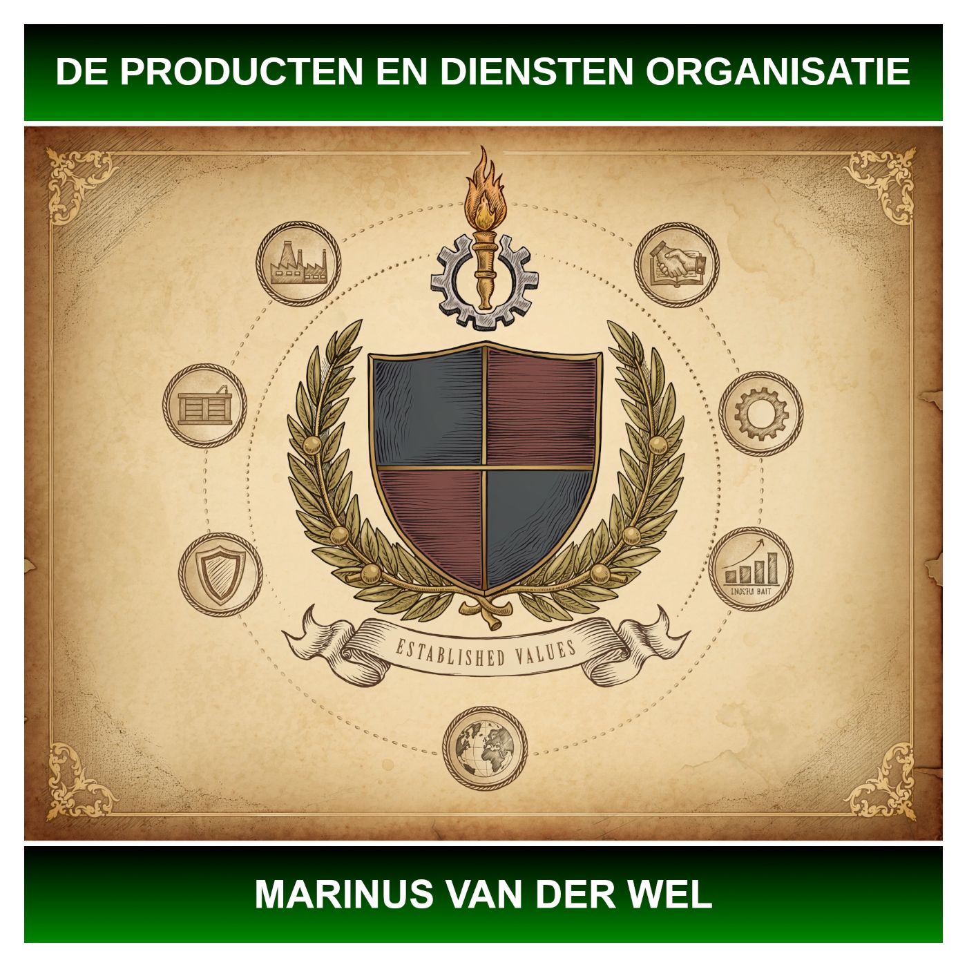 Omslag van De producten en diensten organisatie