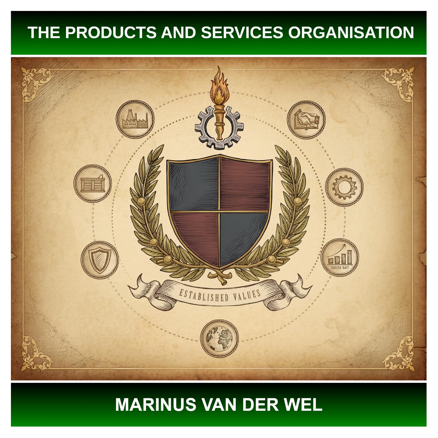Omslag van The products and services organisation
