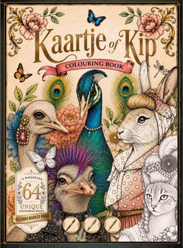 Omslag van Kaartje of Kip - Colouring Book