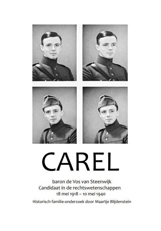 Omslag van Carel baron de Vos van Steenwijk
