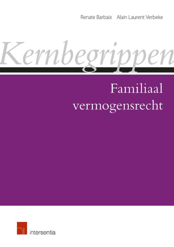 Omslag van Kernbegrippen familiaal vermogensrecht
