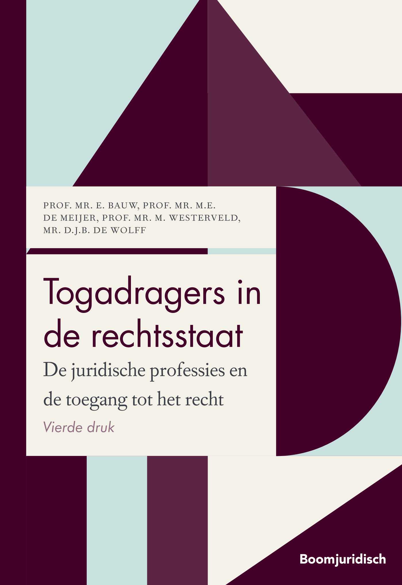 Omslag van Togadragers in de rechtsstaat