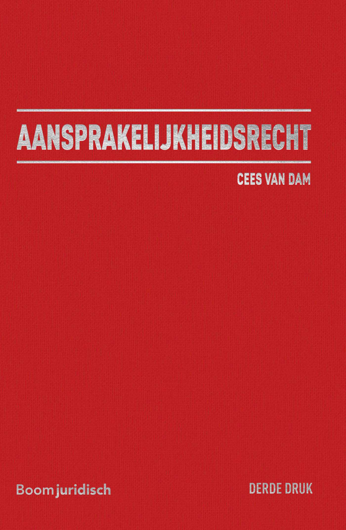 Omslag van Aansprakelijkheidsrecht