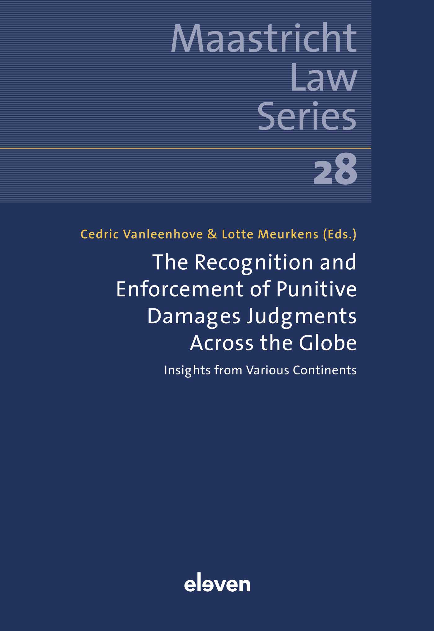Omslag van The Recognition and Enforcement of Punitive Damages Judgments Across the Globe