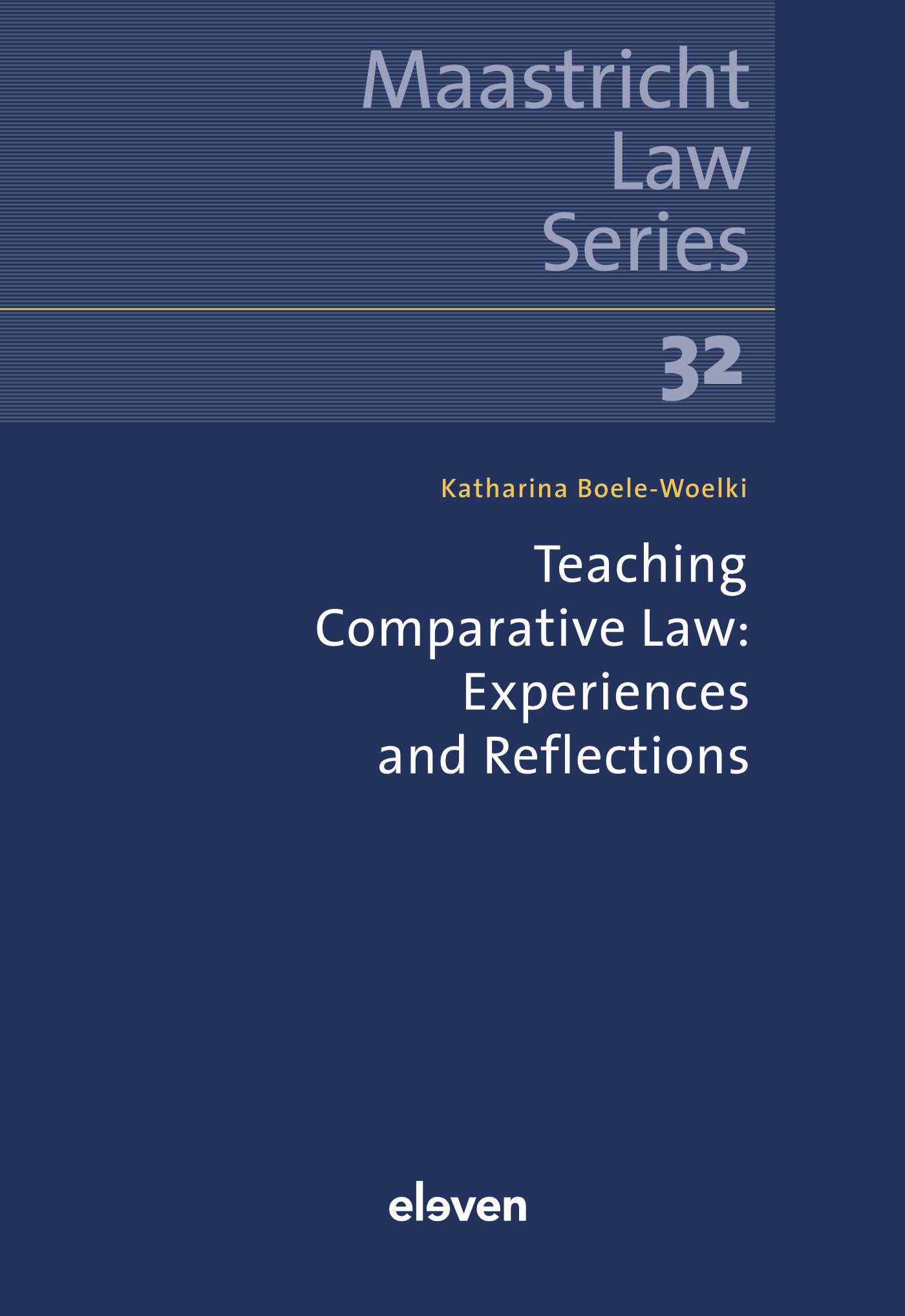 Omslag van Teaching Comparative Law: Experiences and Reflections