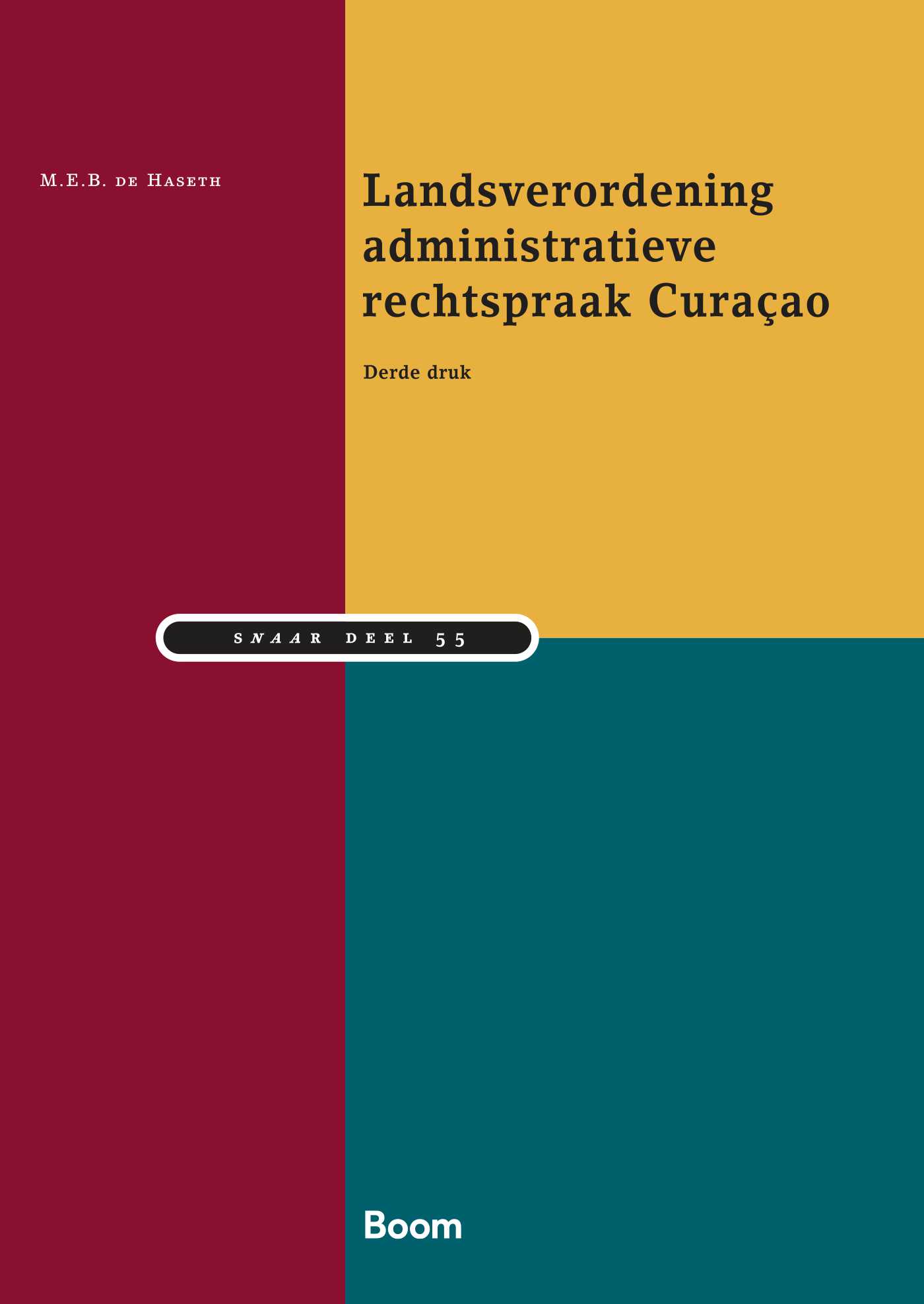 Omslag van Landsverordening administratieve rechtspraak Curaçao