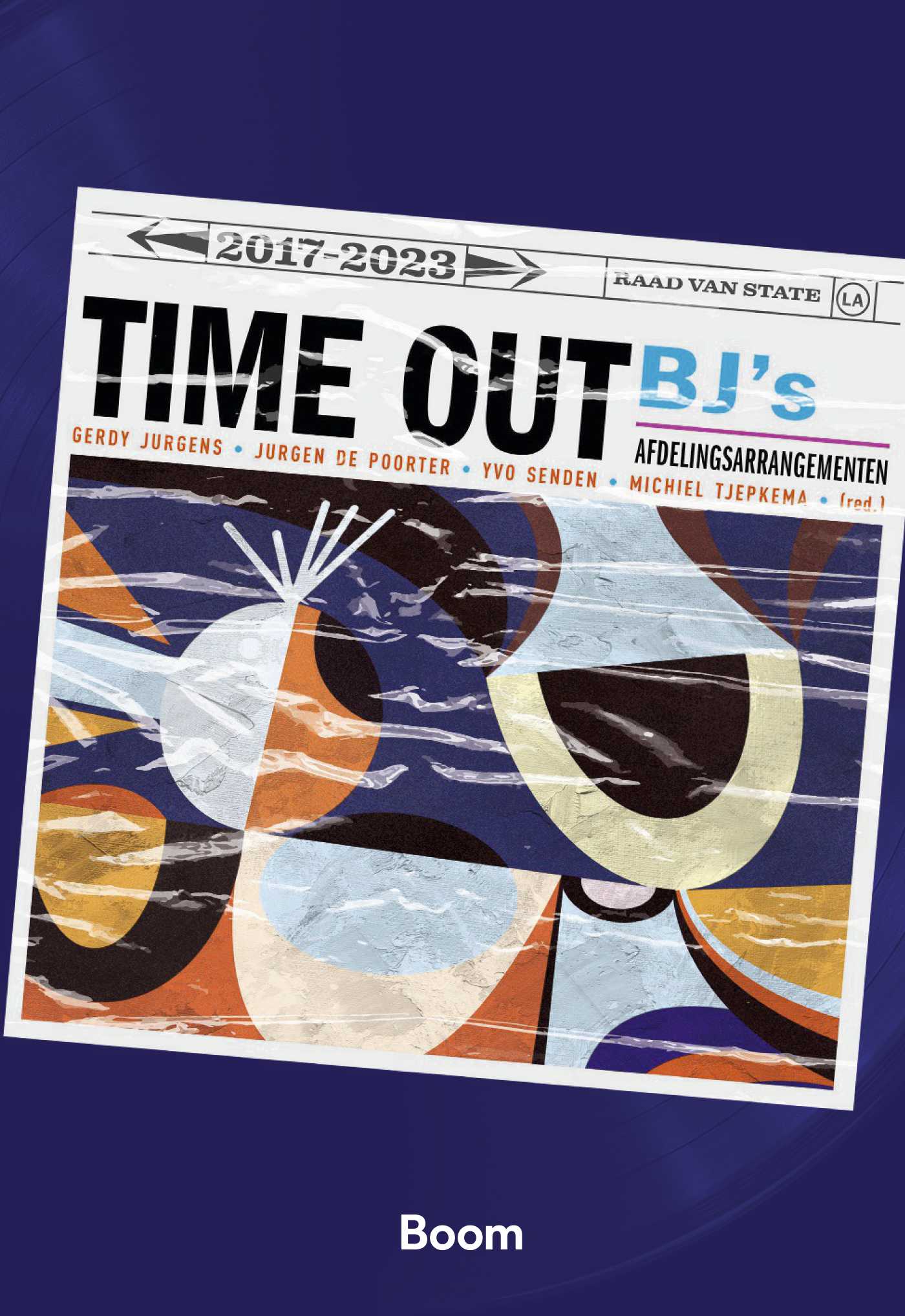 Omslag van Time out. BJ's Afdelingsarrangementen