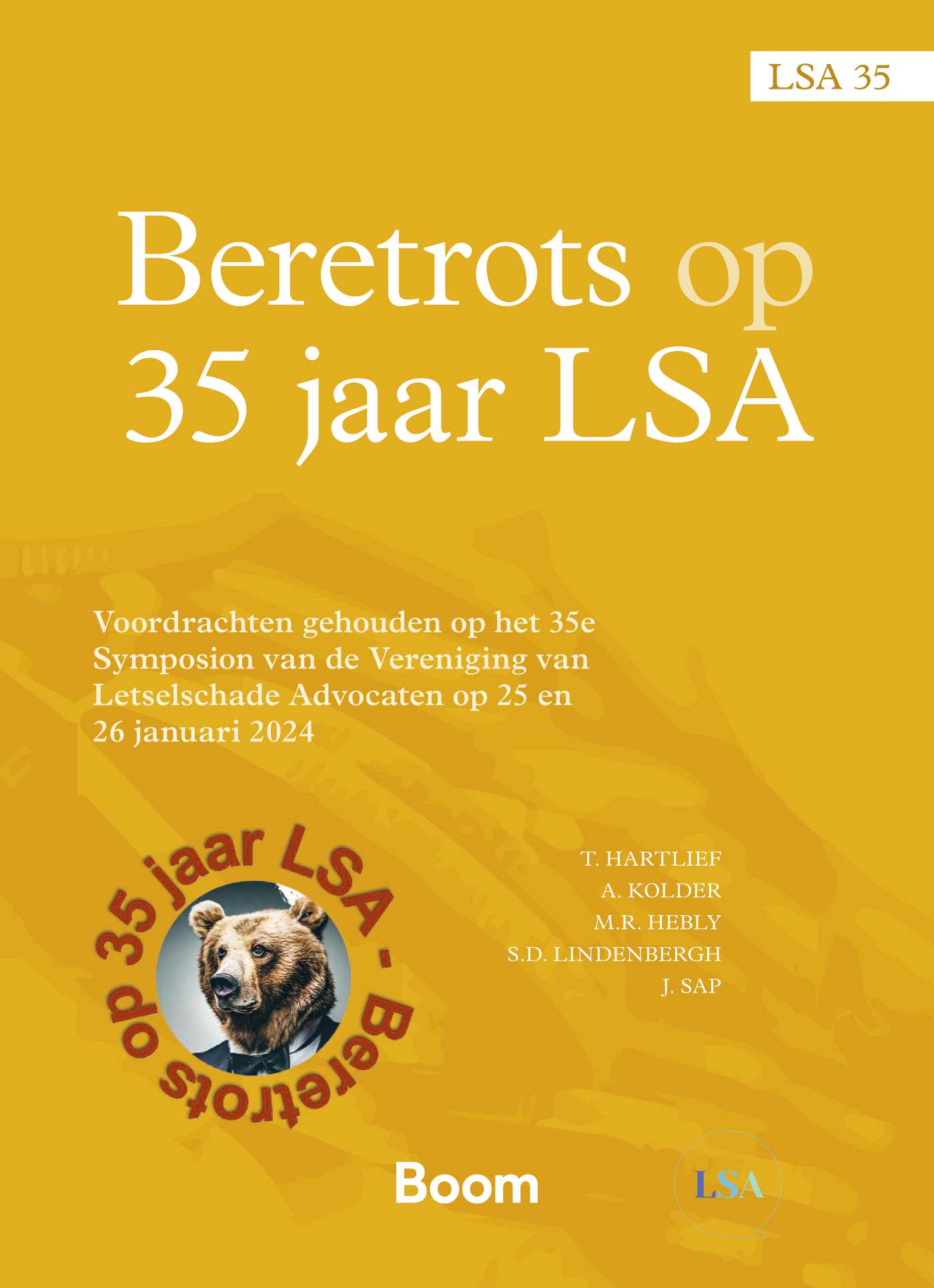 Omslag van Beretrots op 35 jaar LSA