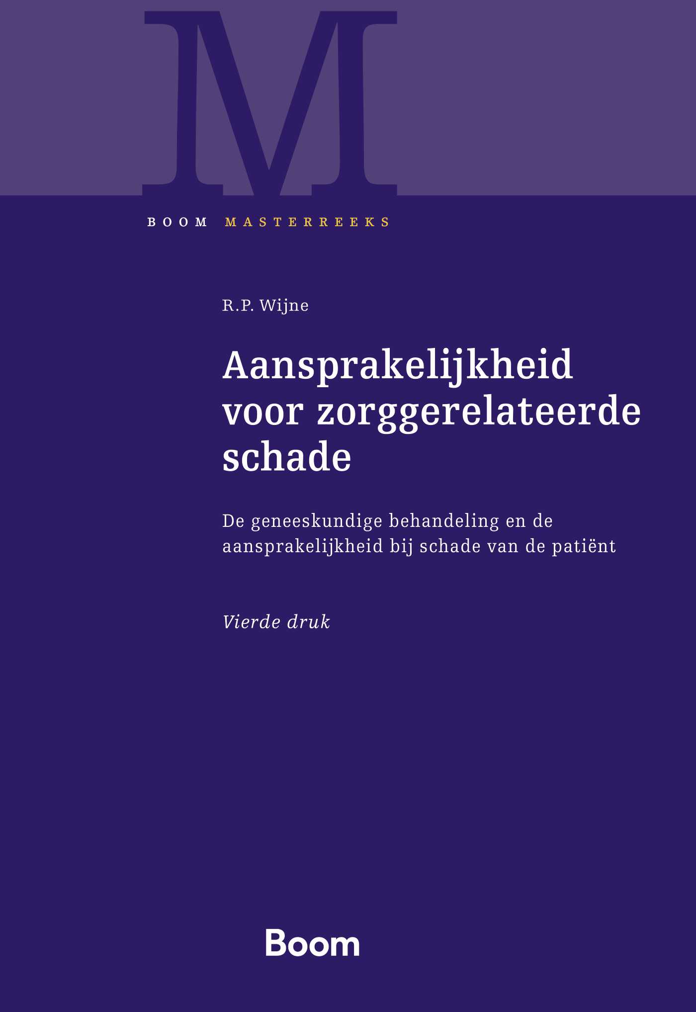Omslag van Aansprakelijkheid voor zorggerelateerde schade