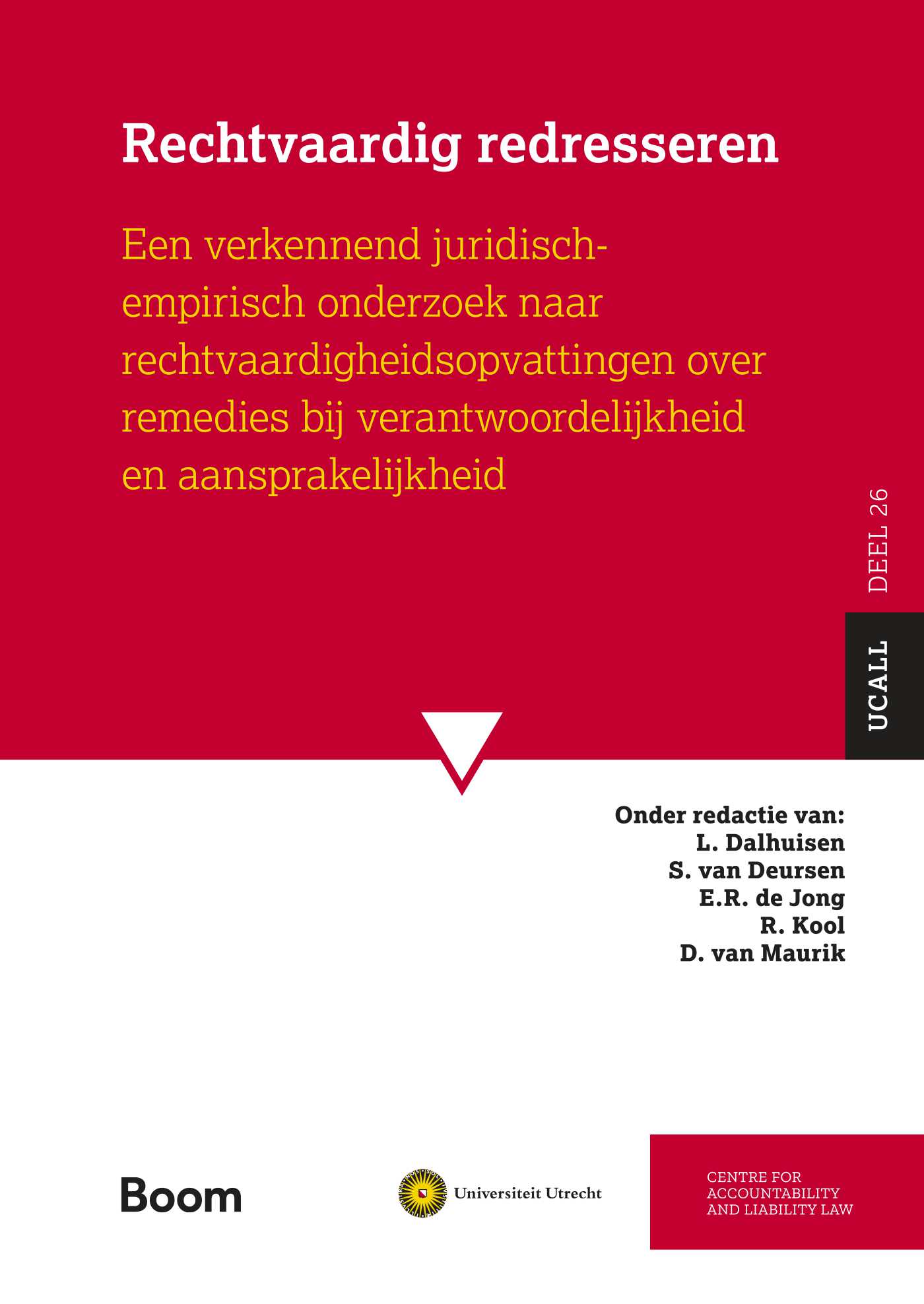 Omslag van Rechtvaardig redresseren