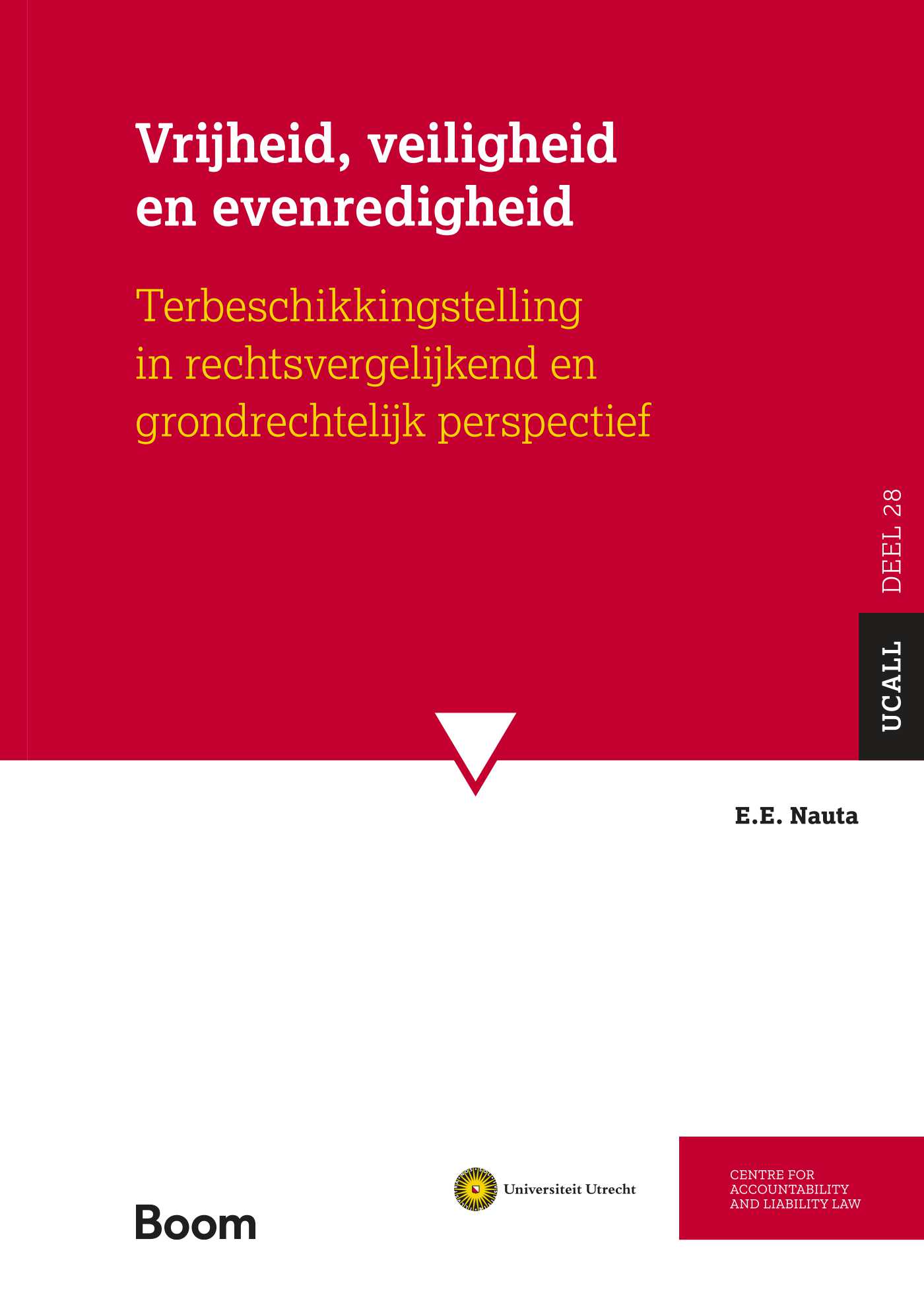 Omslag van Vrijheid, veiligheid en evenredigheid