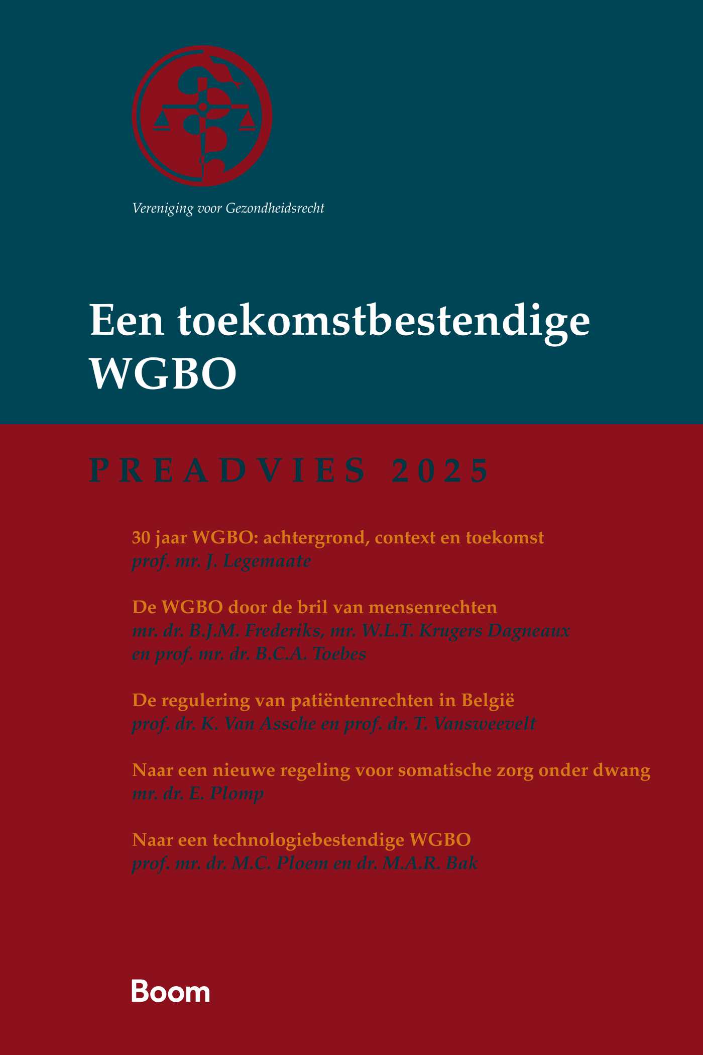Omslag van Een toekomstbestendige WGBO