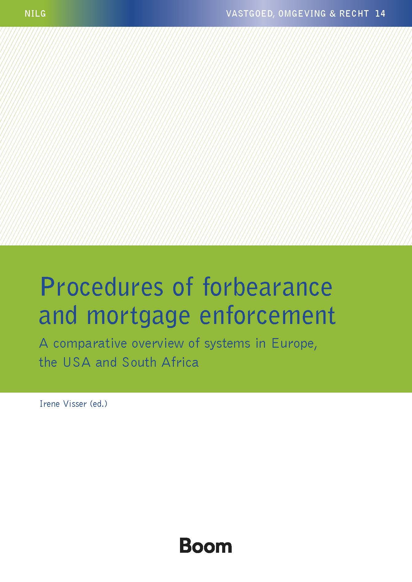 Omslag van Procedures of forbearance and mortgage enforcement