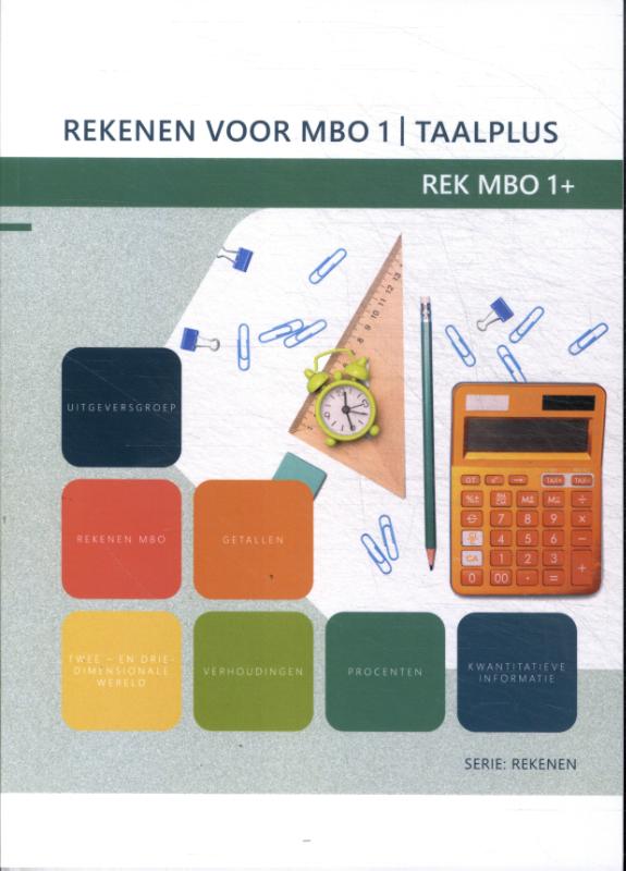 Omslag van REK MBO 1+