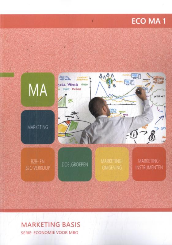 Omslag van marketing basis