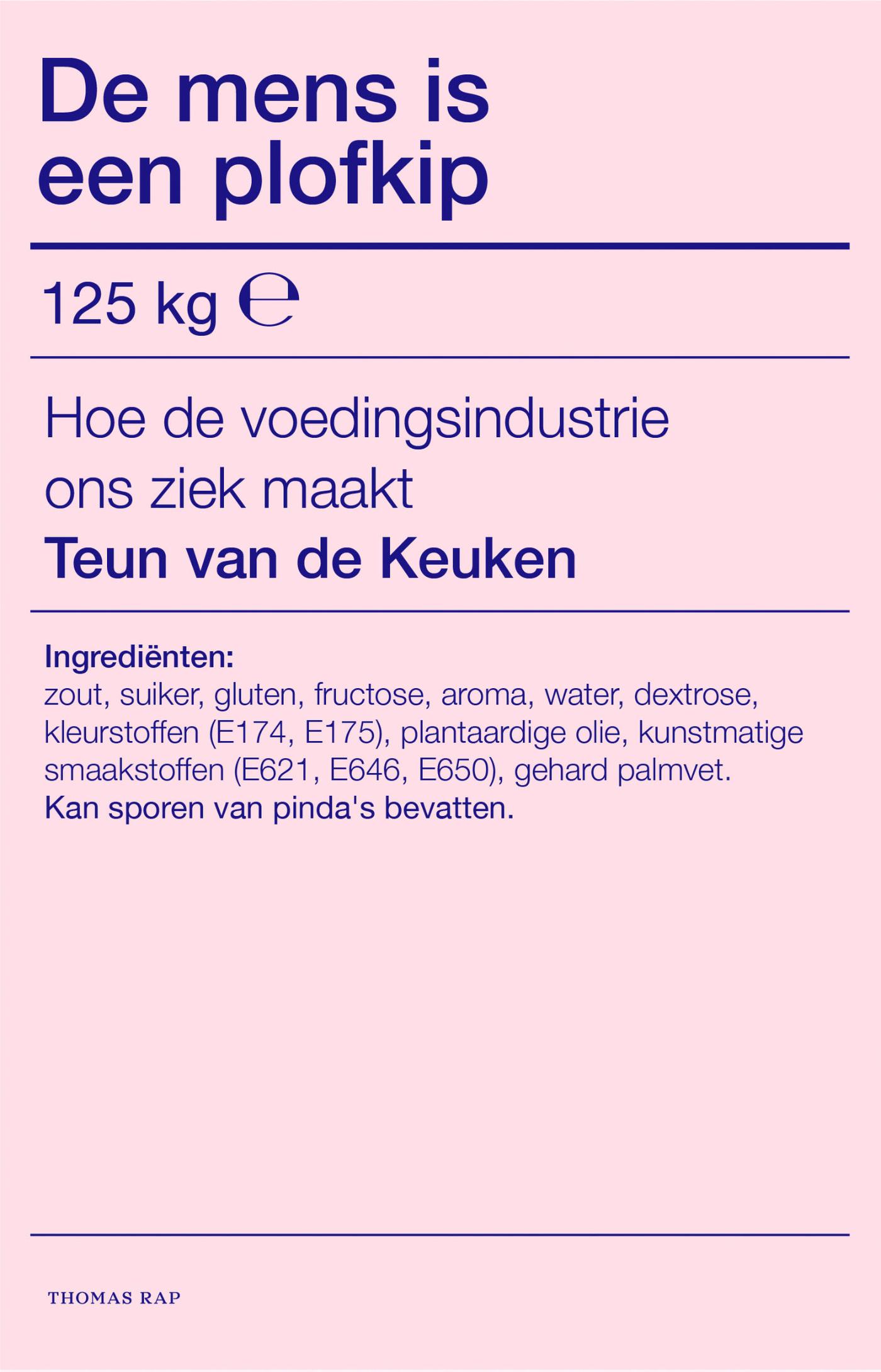 Omslag van De mens is een plofkip