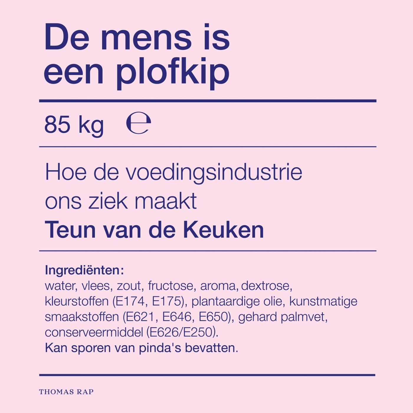 Omslag van De mens is een plofkip