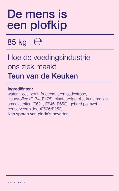 Omslag van De mens is een plofkip