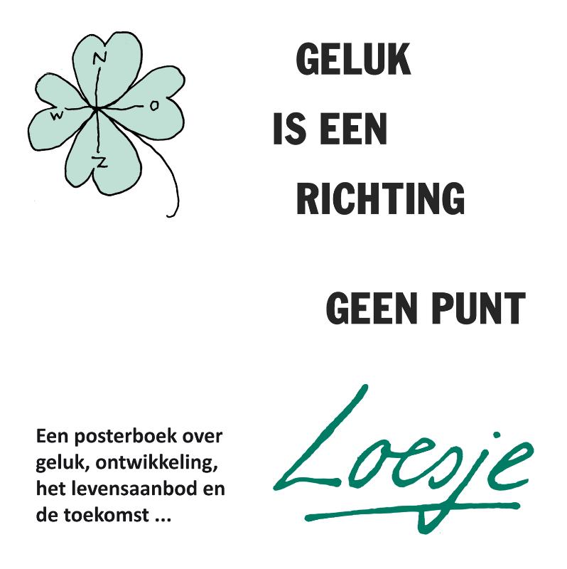 Omslag van Geluk is een richting, geen punt