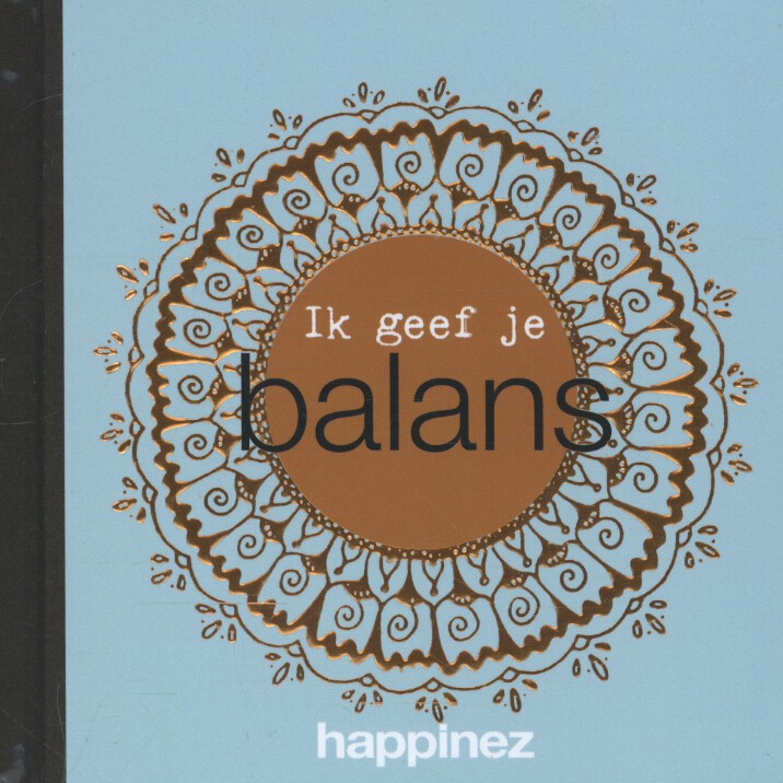 Omslag van Ik geef je balans
