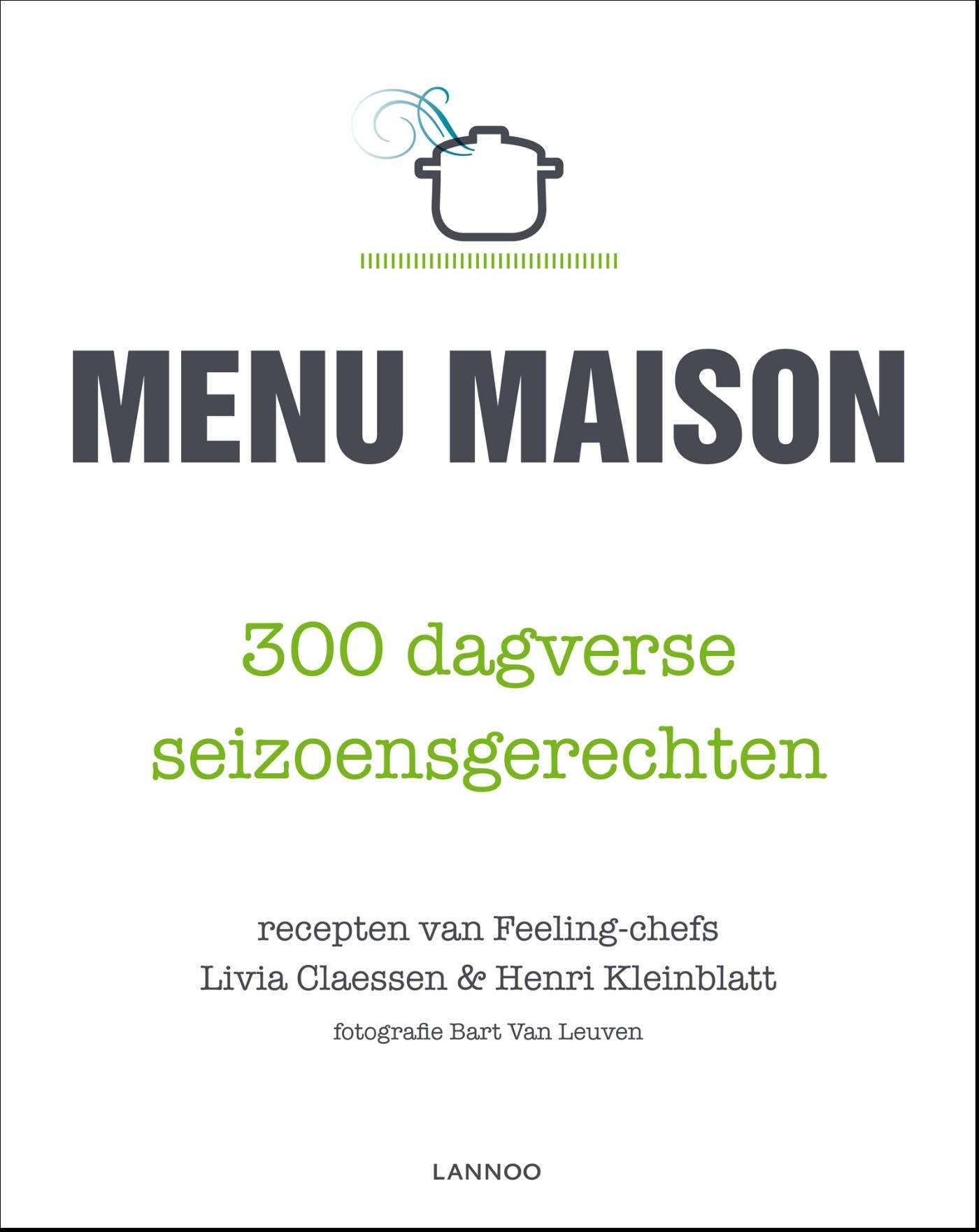 Omslag van Menu maison: deel 2 - lente/zomer