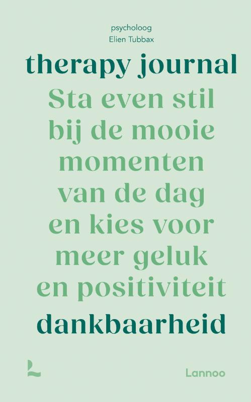 Omslag van Therapy journal: Dankbaarheid