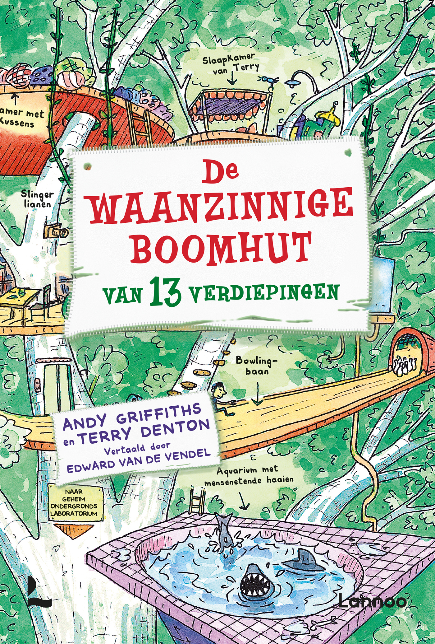 Omslag van De waanzinnige boomhut van 13 verdiepingen