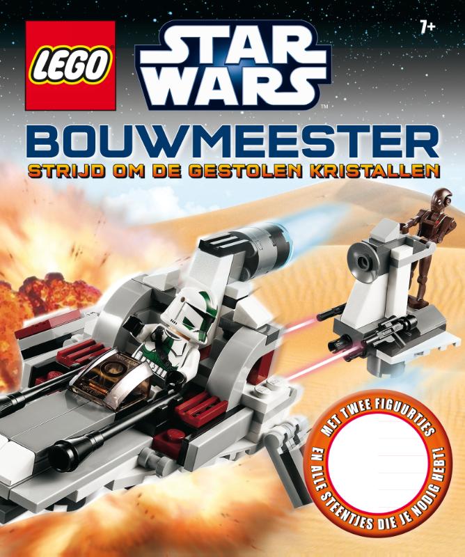 Omslag van Lego bouwmeester - star wars 2 - bouwmeester strijd om de gestolen kristallen