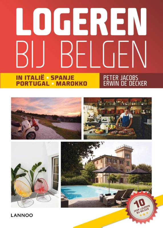 Omslag van Logeren bij Belgen in Italie, Spanje, Portugal en Marokko