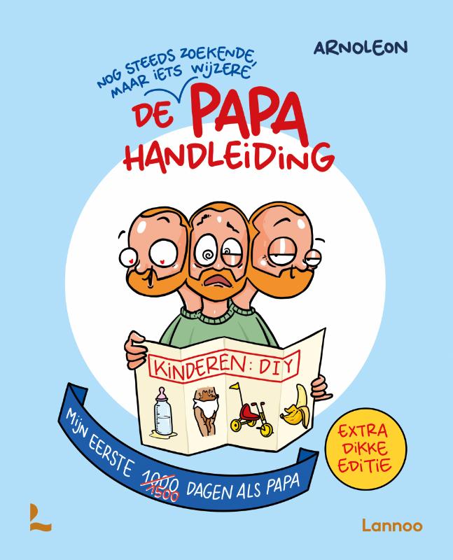 Omslag van De Papa Handleiding - extra dikke editie