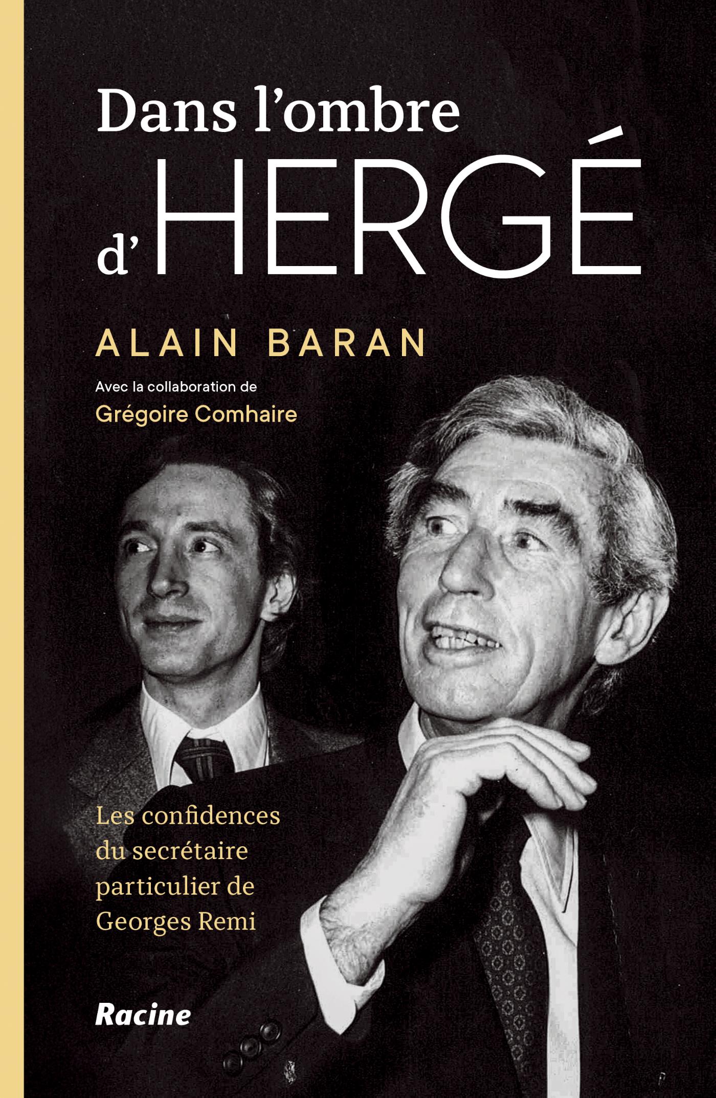 Omslag van Dans l'ombre d'Hergé