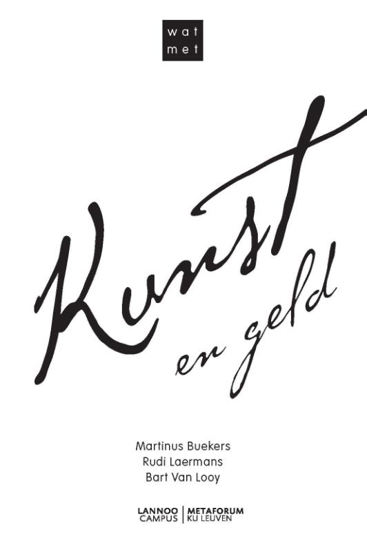 Omslag van Wat met kunst en geld?