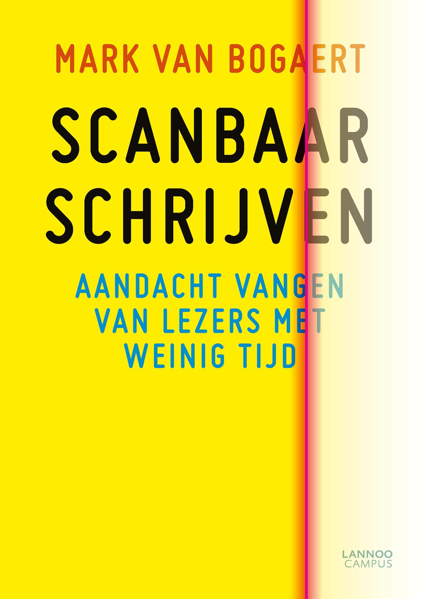 Omslag van Scanbaar schrijven