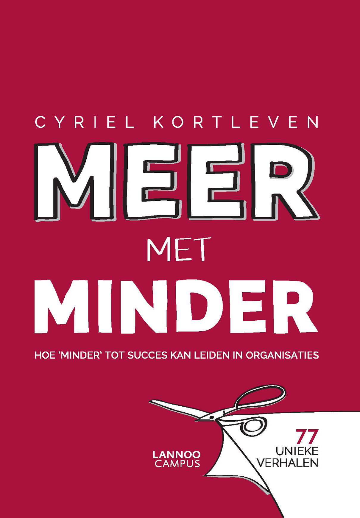 Omslag van Meer met minder