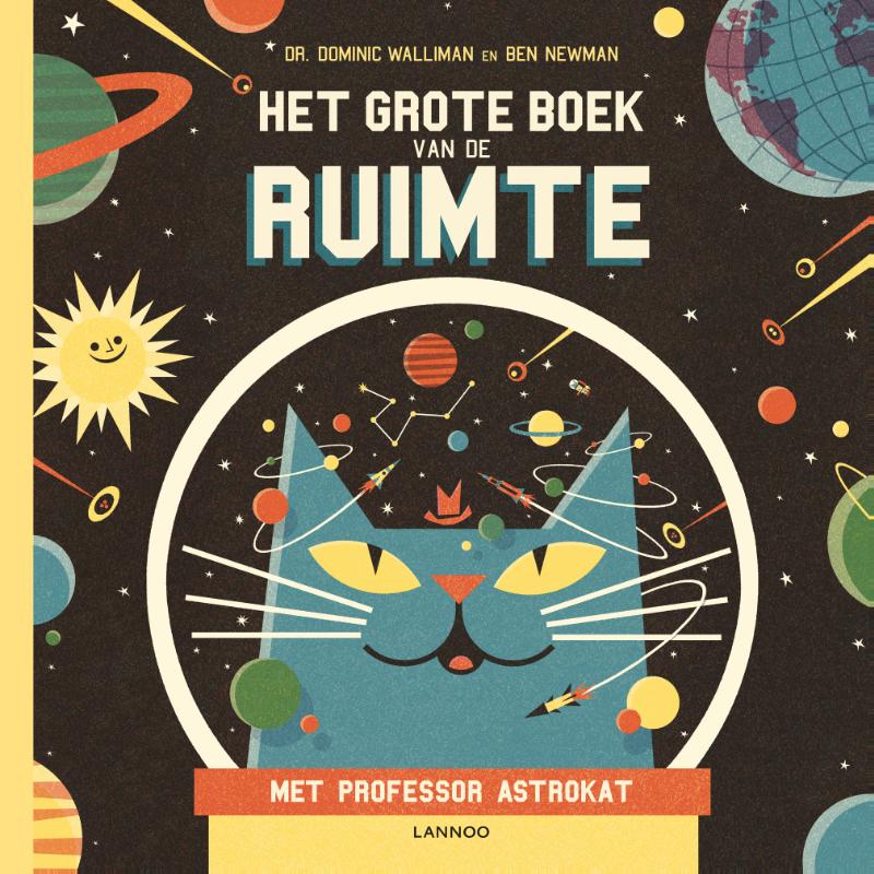 Omslag van Het grote boek van de ruimte met professor Astrokat