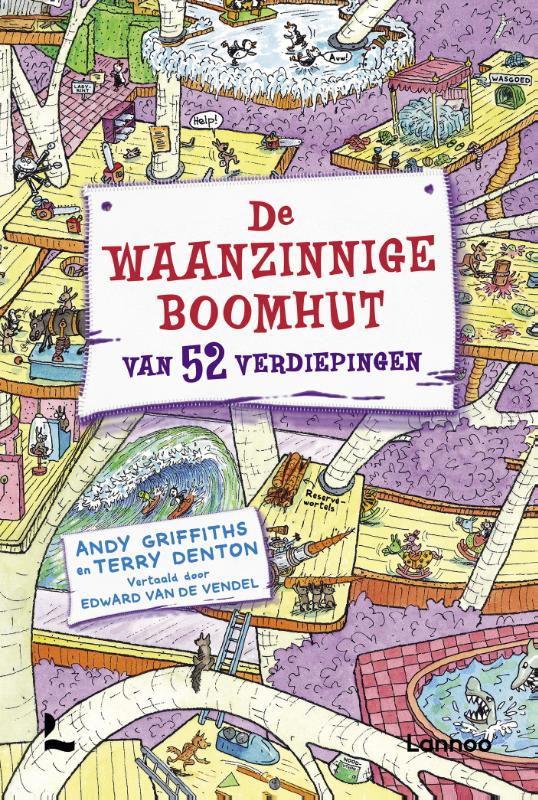 Omslag van De waanzinnige boomhut van 52 verdiepingen