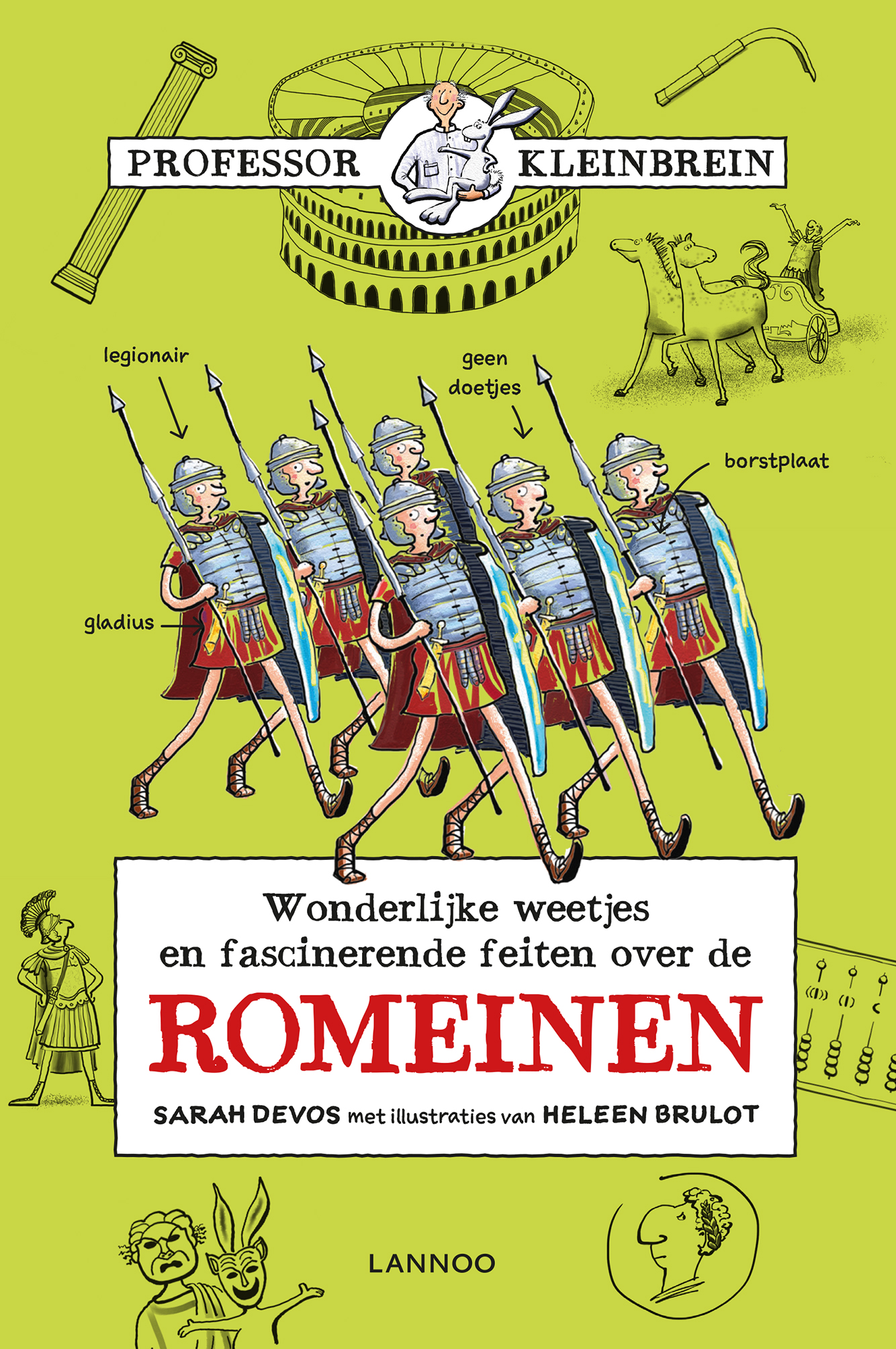 Omslag van Wonderlijke weetjes en fascinerende feiten over de Romeinen