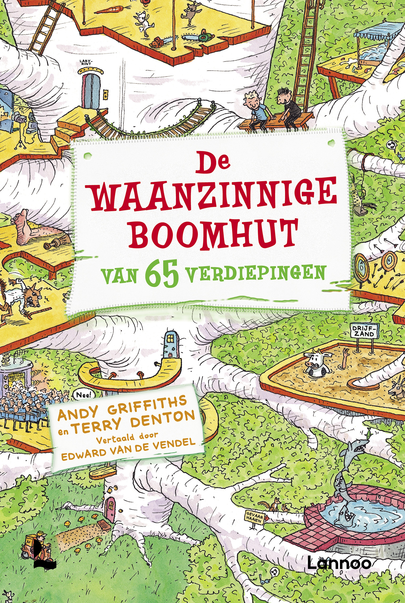 Omslag van De waanzinnige boomhut van 65 verdiepingen