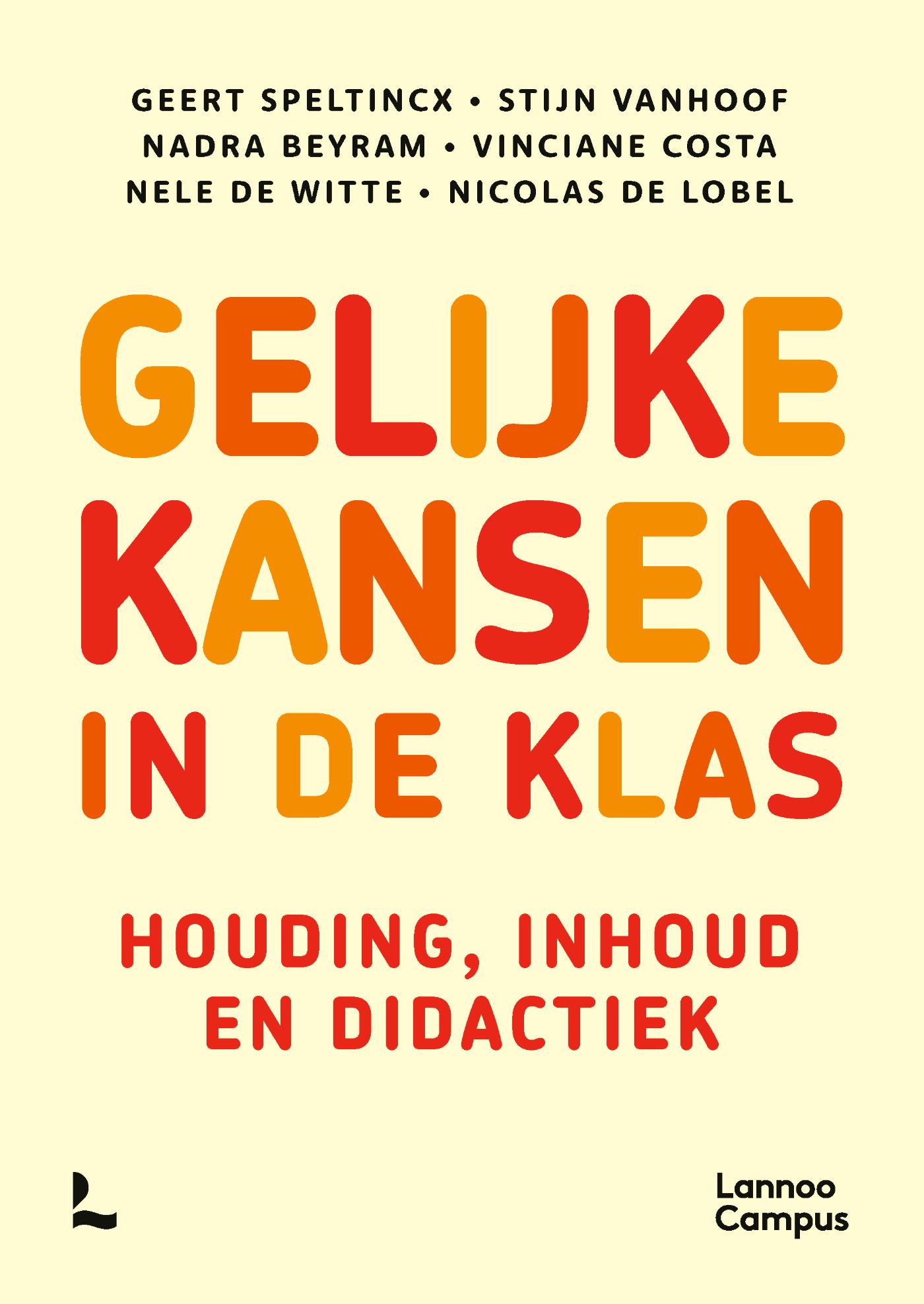 Omslag van Gelijke kansen in de klas