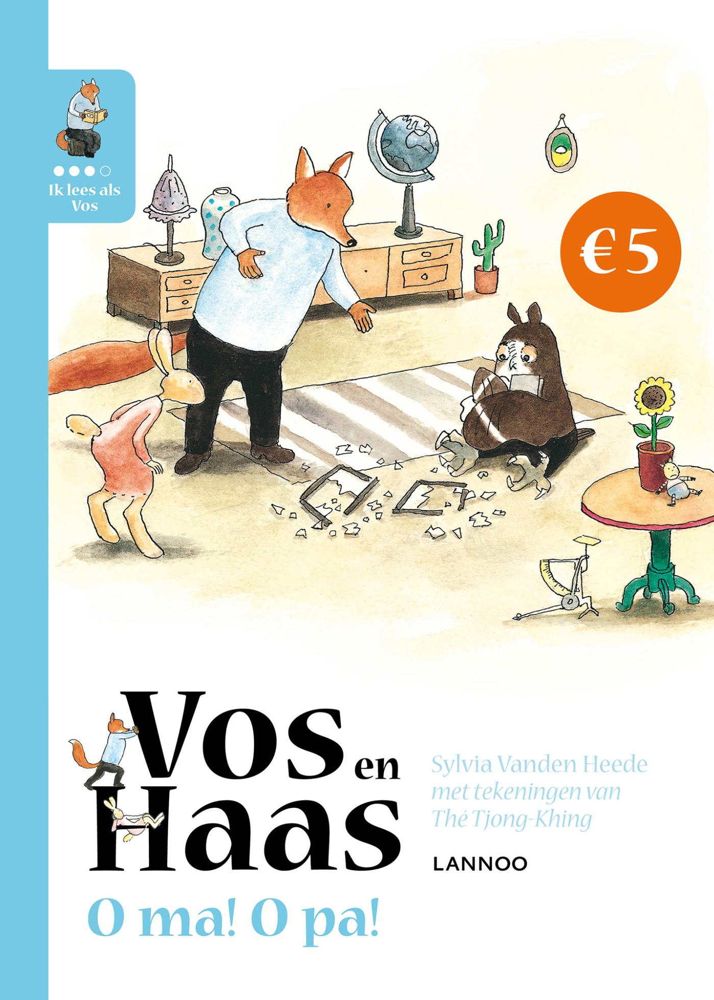 Omslag van Ik leer lezen met Vos en Haas - Ik lees als Vos - O pa, o ma (E-boek)