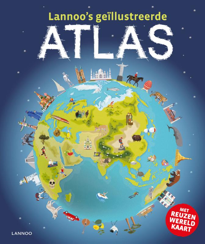 Omslag van Lannoo's geïllustreerde atlas