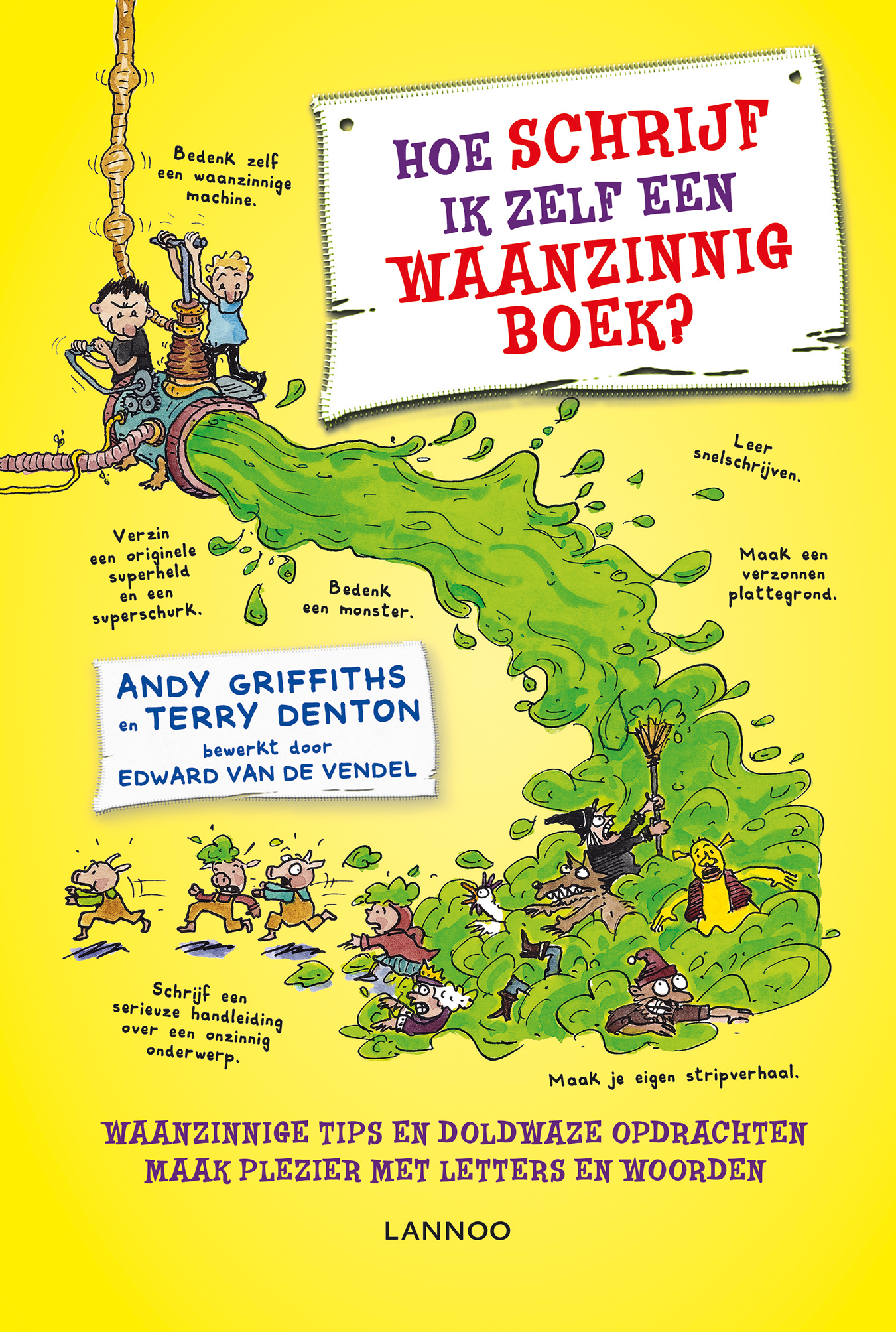 Omslag van Hoe schrijf ik zelf een waanzinnig boek?