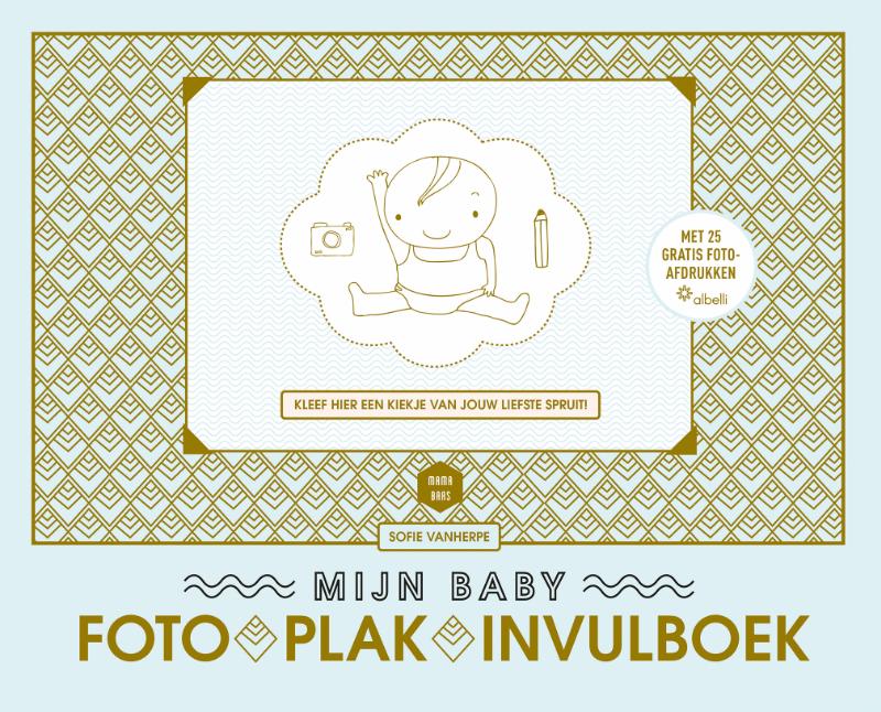 Omslag van Mama Baas babyfoto-plak-invulboek