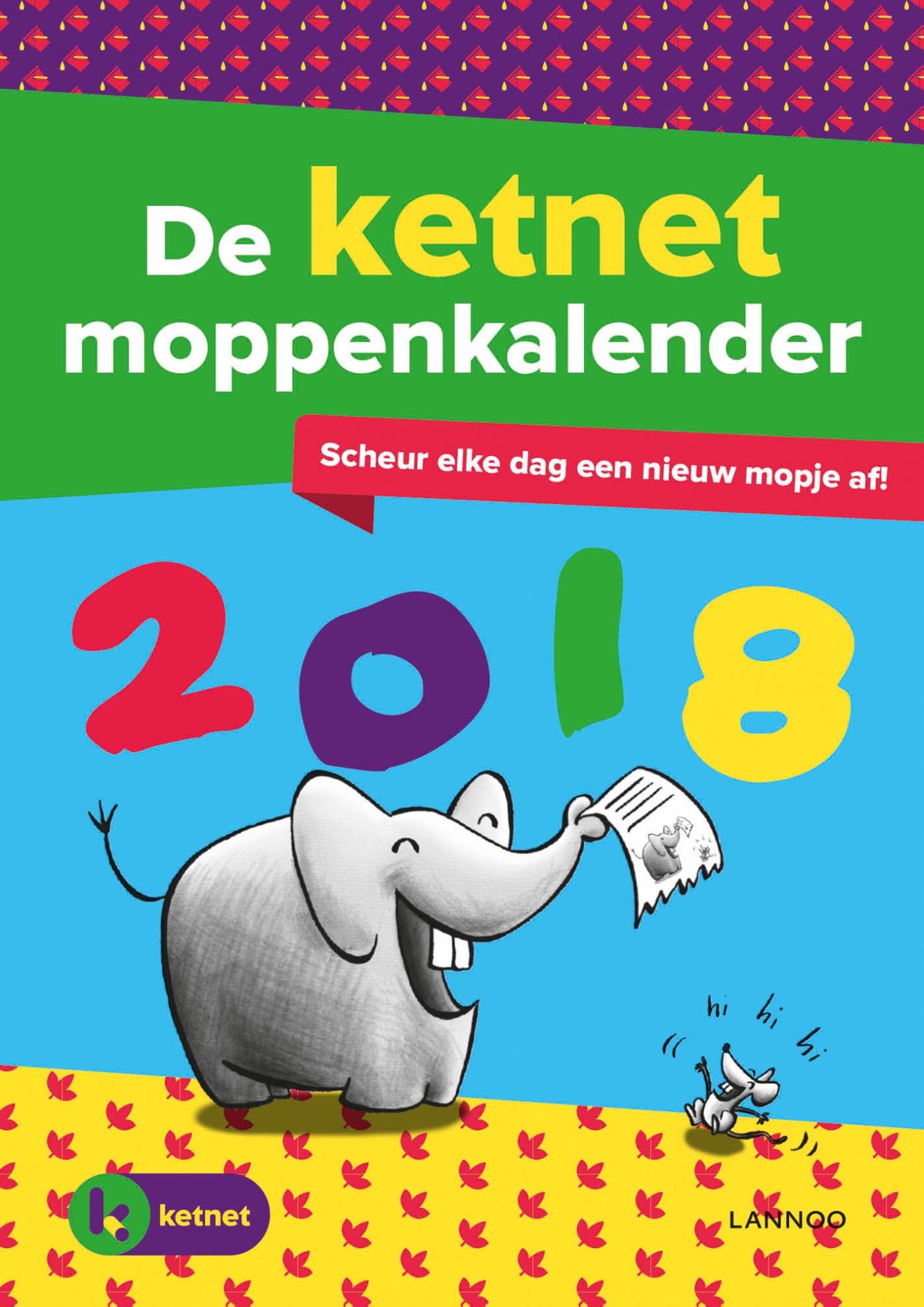 Omslag van De Ketnet moppenkalender 2018
