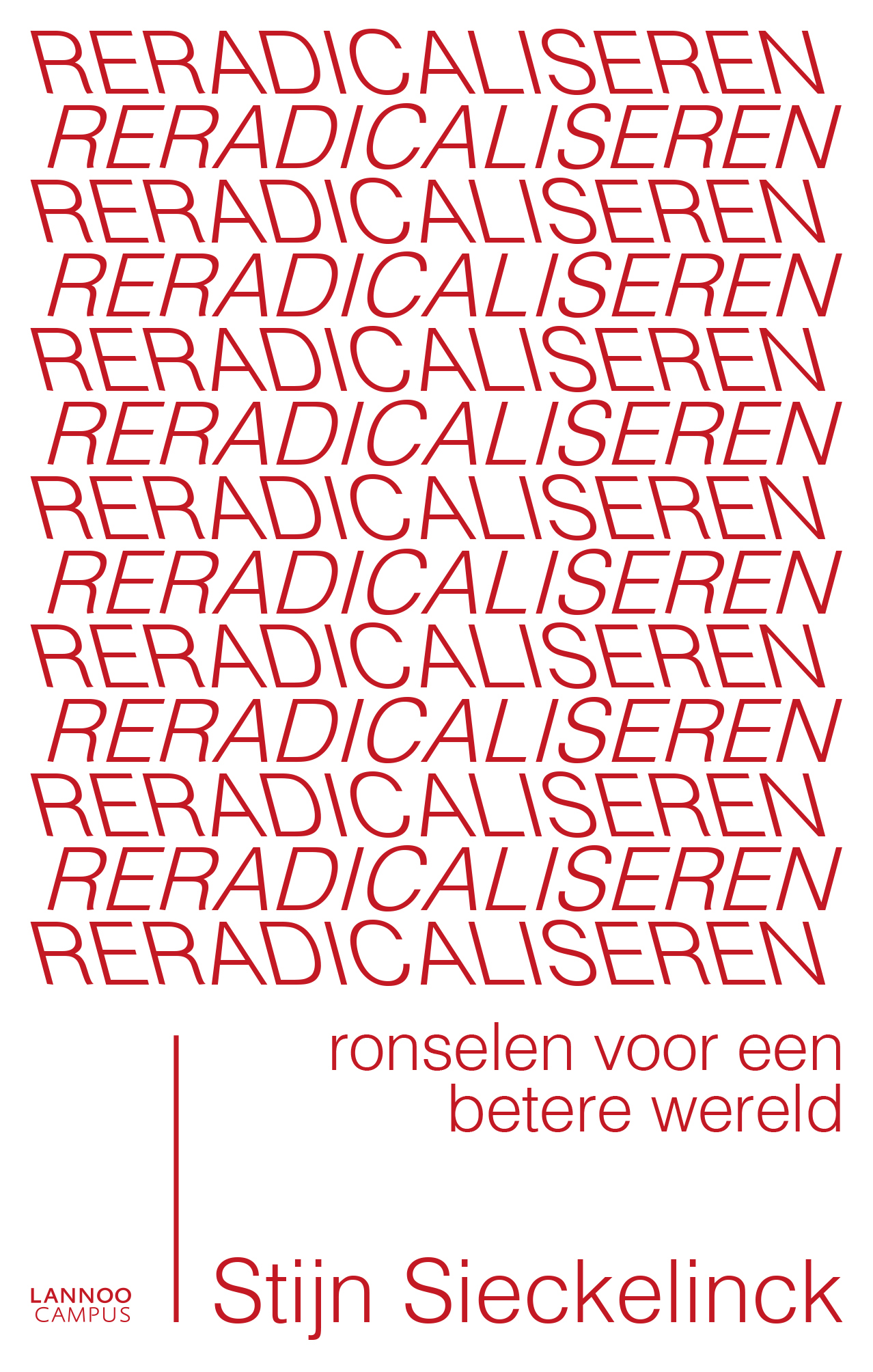 Omslag van Reradicaliseren